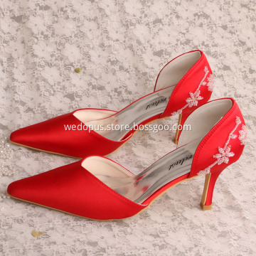 Red Shoes for Wedding Guest Women